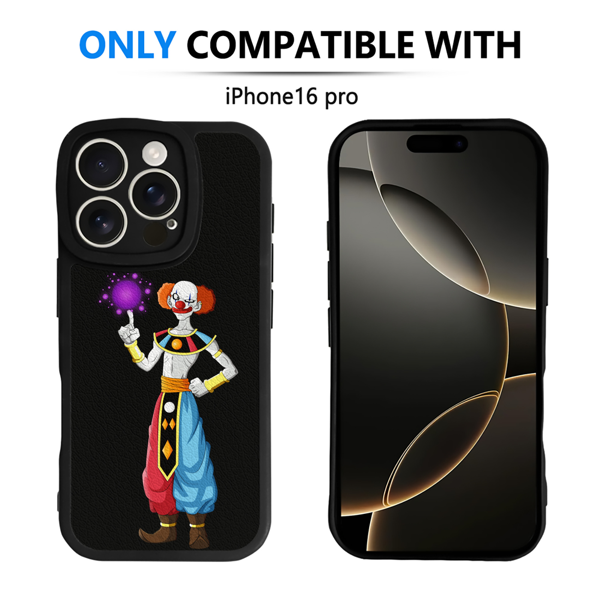 （画像用） ドラゴンボール DRAGON BALL 【iPhone 16シリーズ対応】シリコンスマホケース（レザー調） 材質：シリコン